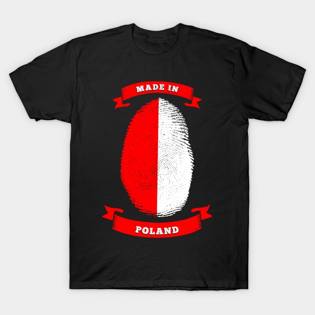 MADE IN POLAND FINGERPRINT Birthday T-Shirt by G33KT33S